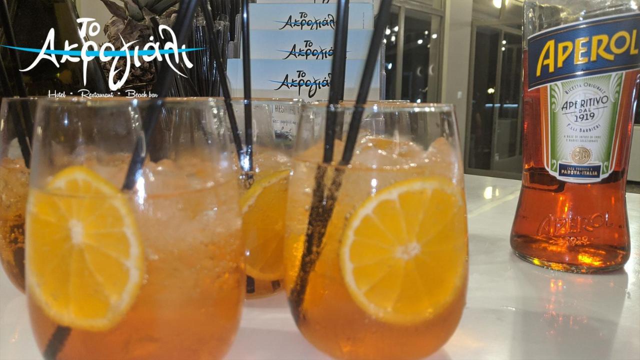 Akrogiali Hotel Restaurant Xiropigado Zewnętrze zdjęcie